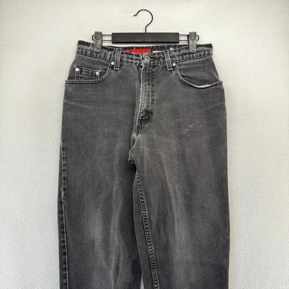 Vintage Levis Jeans Mens 31x30 Fits 28x29 Black SilverTab Loose Baggy Taper 90s